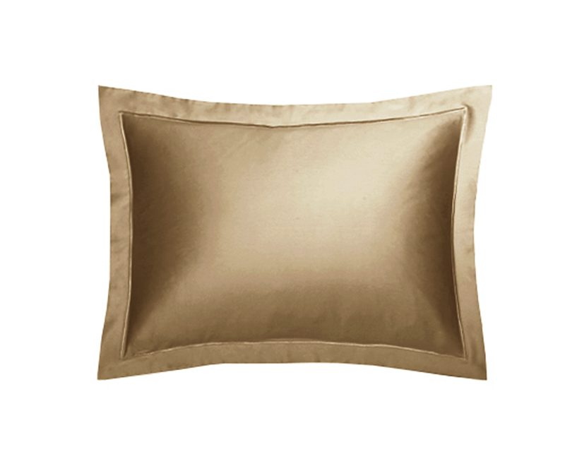 decoflux sateen stiched pillowcase grey cliff solid2 | Bovi.kz Эксклюзивное постельное белье из Европы с доставкой по Казахстану