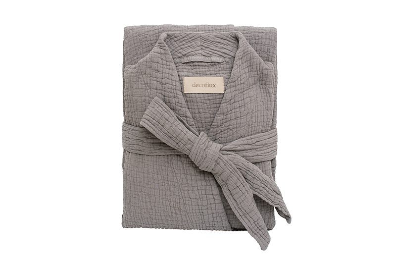 orion slate bathrobe df folded | Bovi.kz Эксклюзивное постельное белье из Европы с доставкой по Казахстану