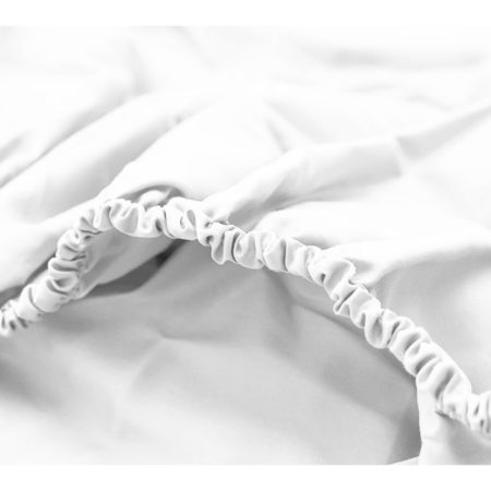 white solid fittedsheet | Постельное белье с доставкой по Казахстану и СНГ