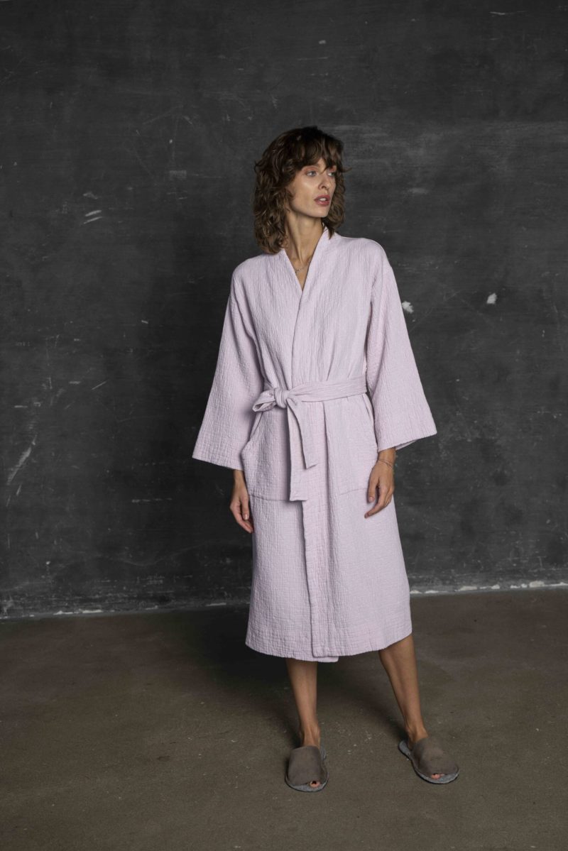 decoflux bath bathrobe cotton orion angel pink 2 scaled 3 | Постельное белье с доставкой по Казахстану и СНГ