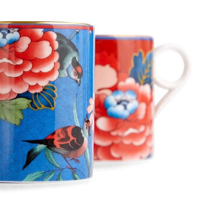 40035103 wedgwoodemea 02 paeonia blush small mug set of 4 | Постельное белье с доставкой по Казахстану и СНГ