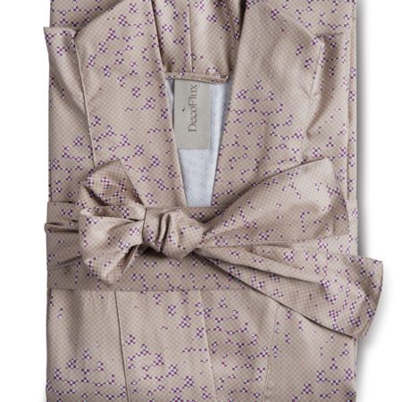 decoflux chalatas kimono satinas medvine biezine mesh beige 1 | Постельное белье с доставкой по Казахстану и СНГ