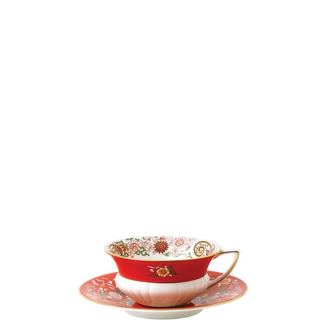 wonderlust crimson orient teacup | Постельное белье с доставкой по Казахстану и СНГ