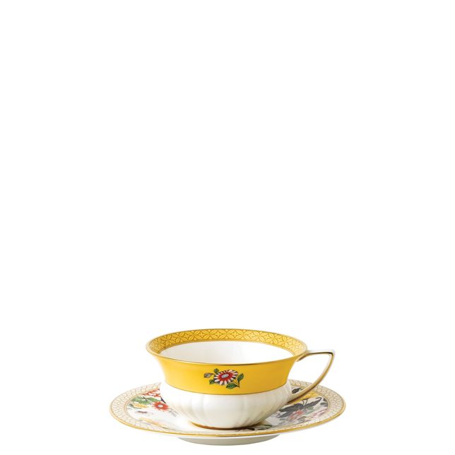 wonderlust primrose teacup saucer set | Постельное белье с доставкой по Казахстану и СНГ