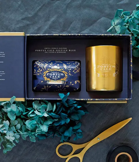 2 2626 pc festive blue gift | Постельное белье с доставкой по Казахстану и СНГ