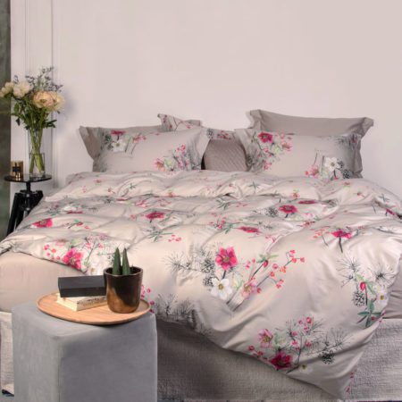decoflux bed linen set patalynes komplektas blossom almond 3 | Постельное белье с доставкой по Казахстану и СНГ