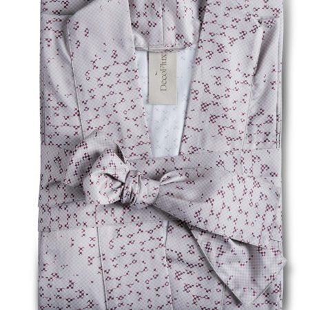 decoflux chalatas kimono satinas medvine pilkas mesh almond 1 | Постельное белье с доставкой по Казахстану и СНГ